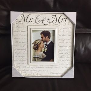 picture frame - mr and mrs